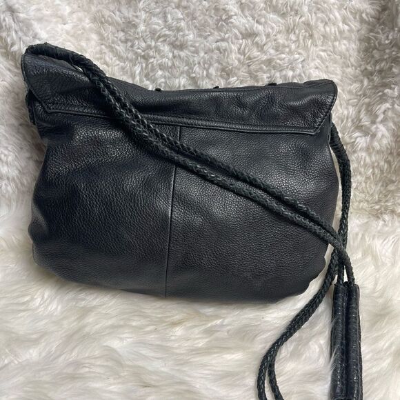 Nixon Soft leather Black Patchwork Hobo shoulder/crossbody medium Bag - Picture 2 of 14